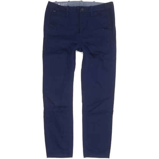 G-Star Bronson Women Navy Straight Loose Boyfriend Stretch Jeans W24 L32
