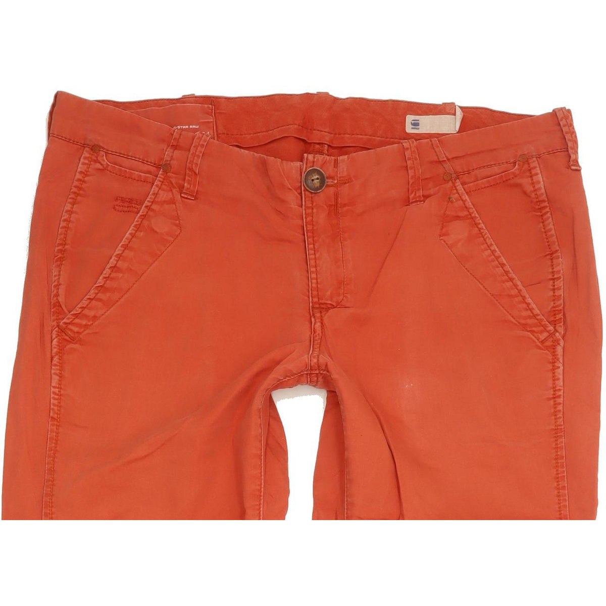 G-Star Page Women Red Tapered Slim Chino Jeans W30 L34