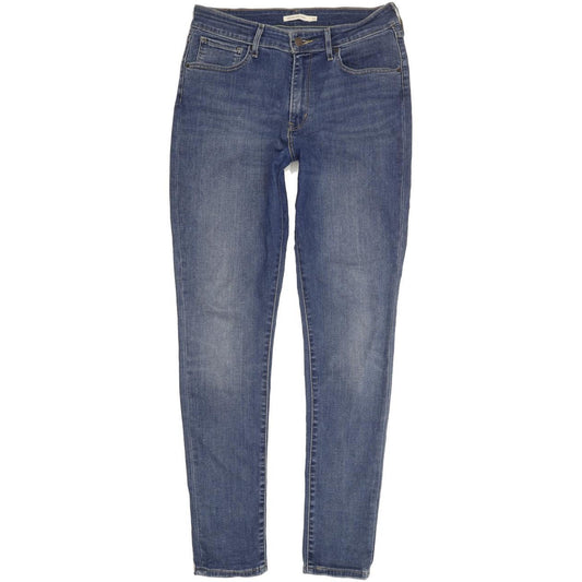 Levi's 721 Blue Skinny Slim Stretch Jeans High Waisted W31 L32