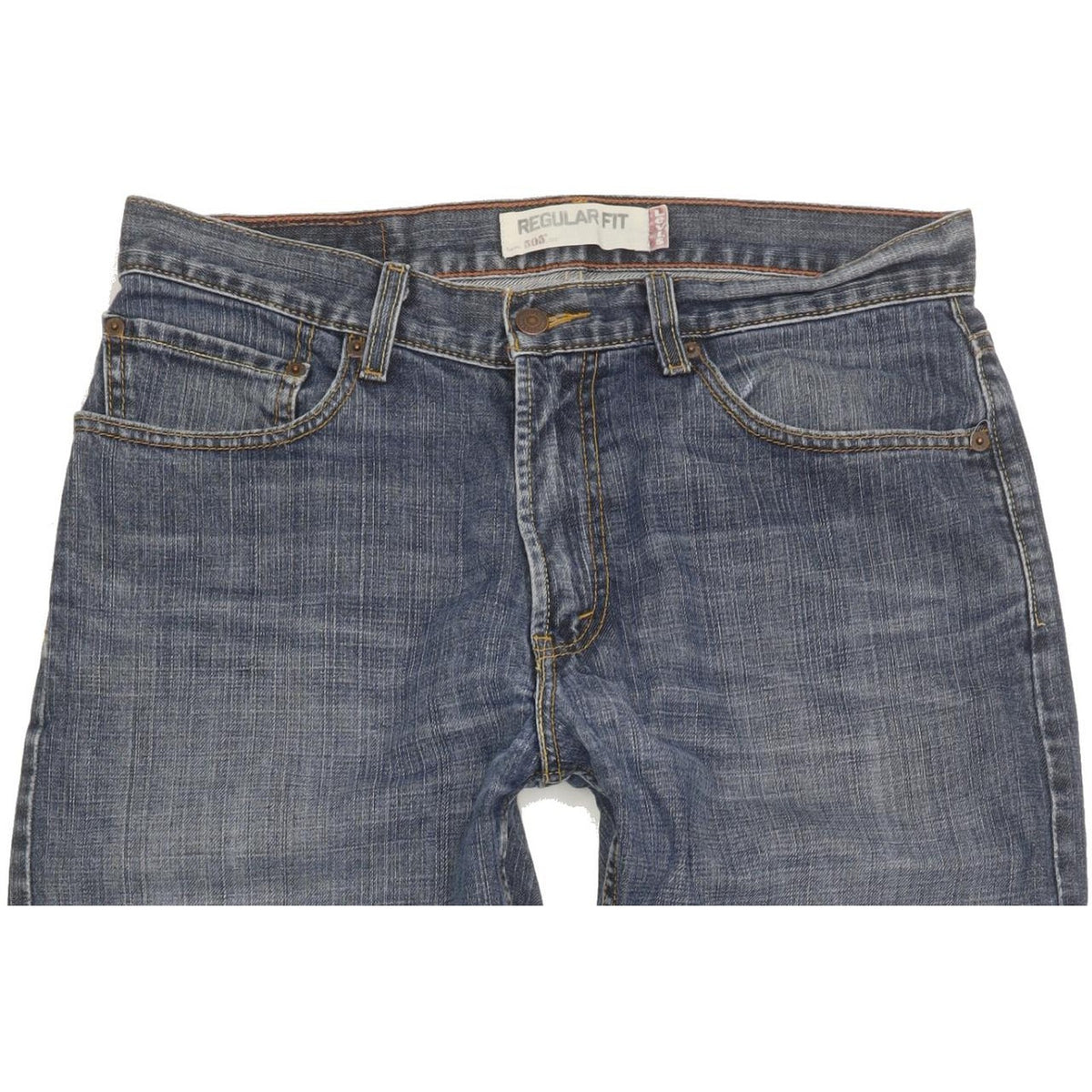 Levi's 505 Men Blue Straight Regular Jeans W32 L32