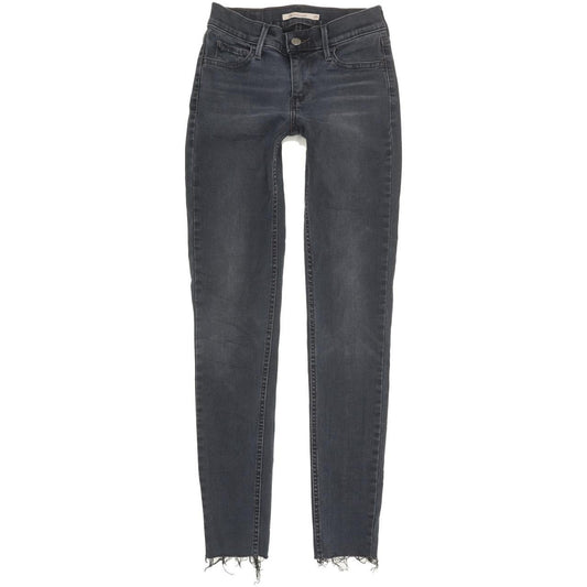 Levi's 710 Super Women Navy Skinny Slim Stretch Jeans W25 L29
