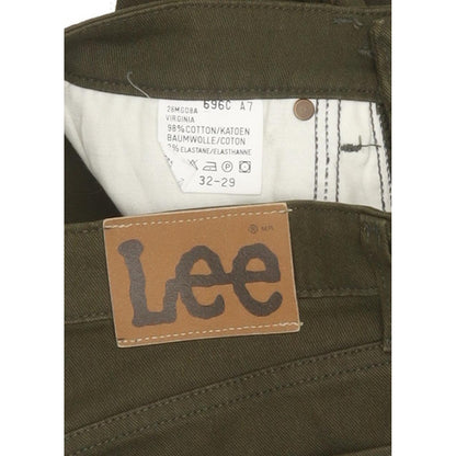Lee Virginia Men Khaki Straight Regular Stretch Jeans W29 L29