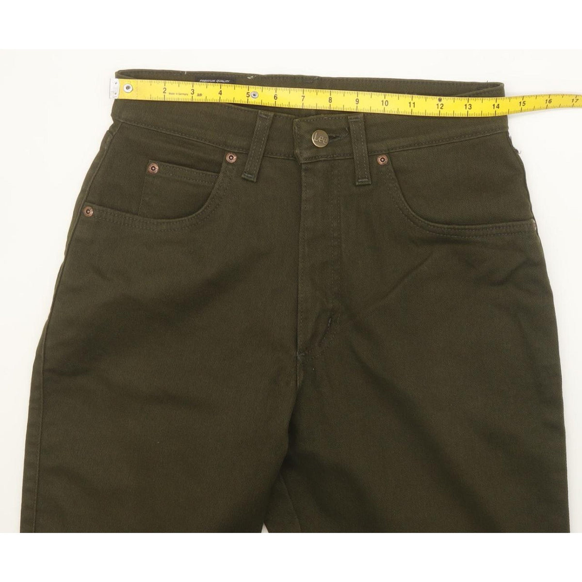 Lee Virginia Men Khaki Straight Regular Stretch Jeans W29 L29