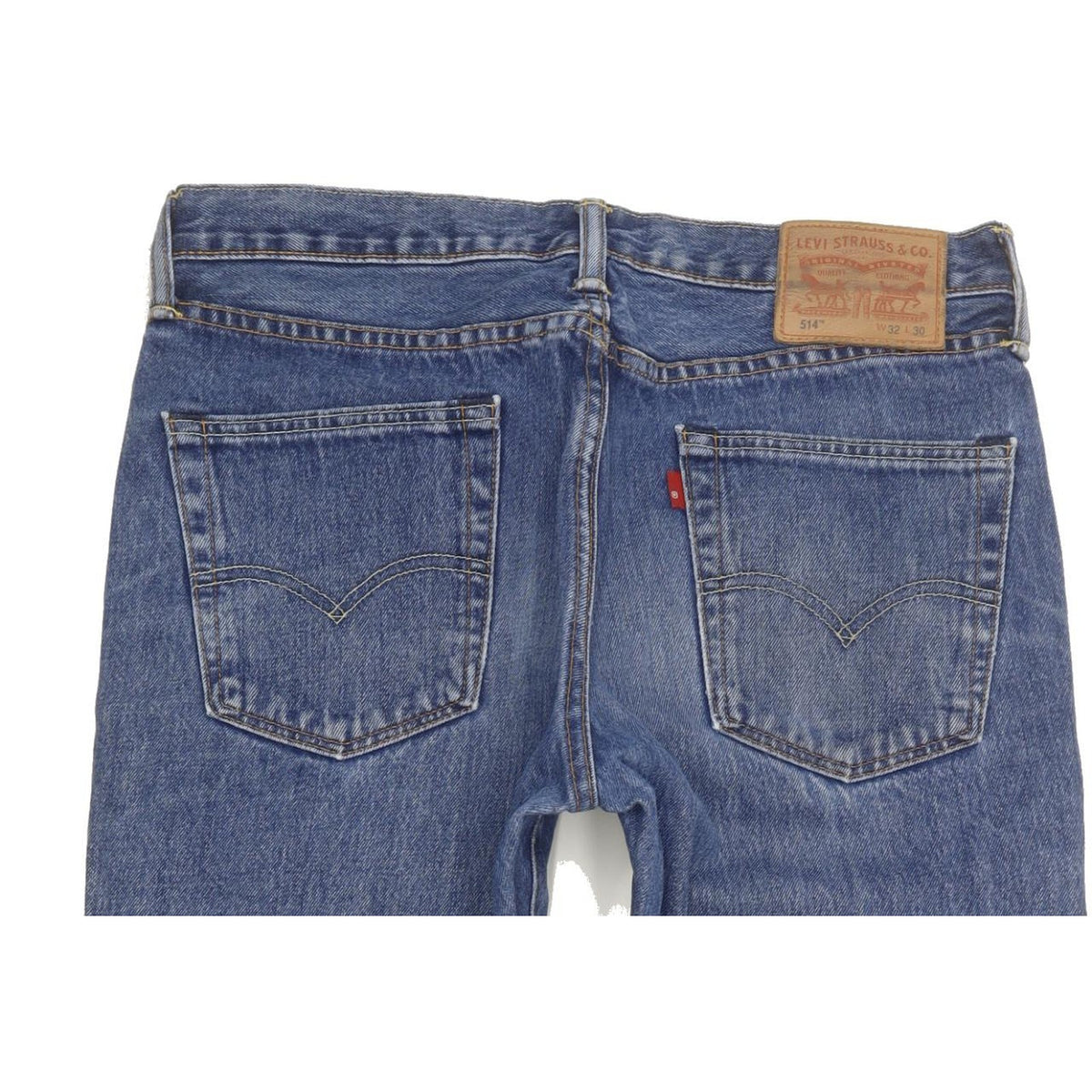 Levi's 514 Men Blue Straight Slim Jeans W32 L30