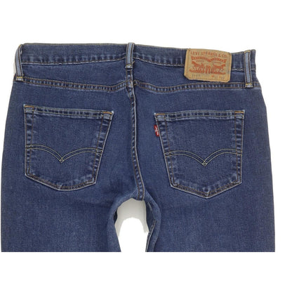 Levi's 511 Men Blue Straight Slim Stretch Jeans W32 L31