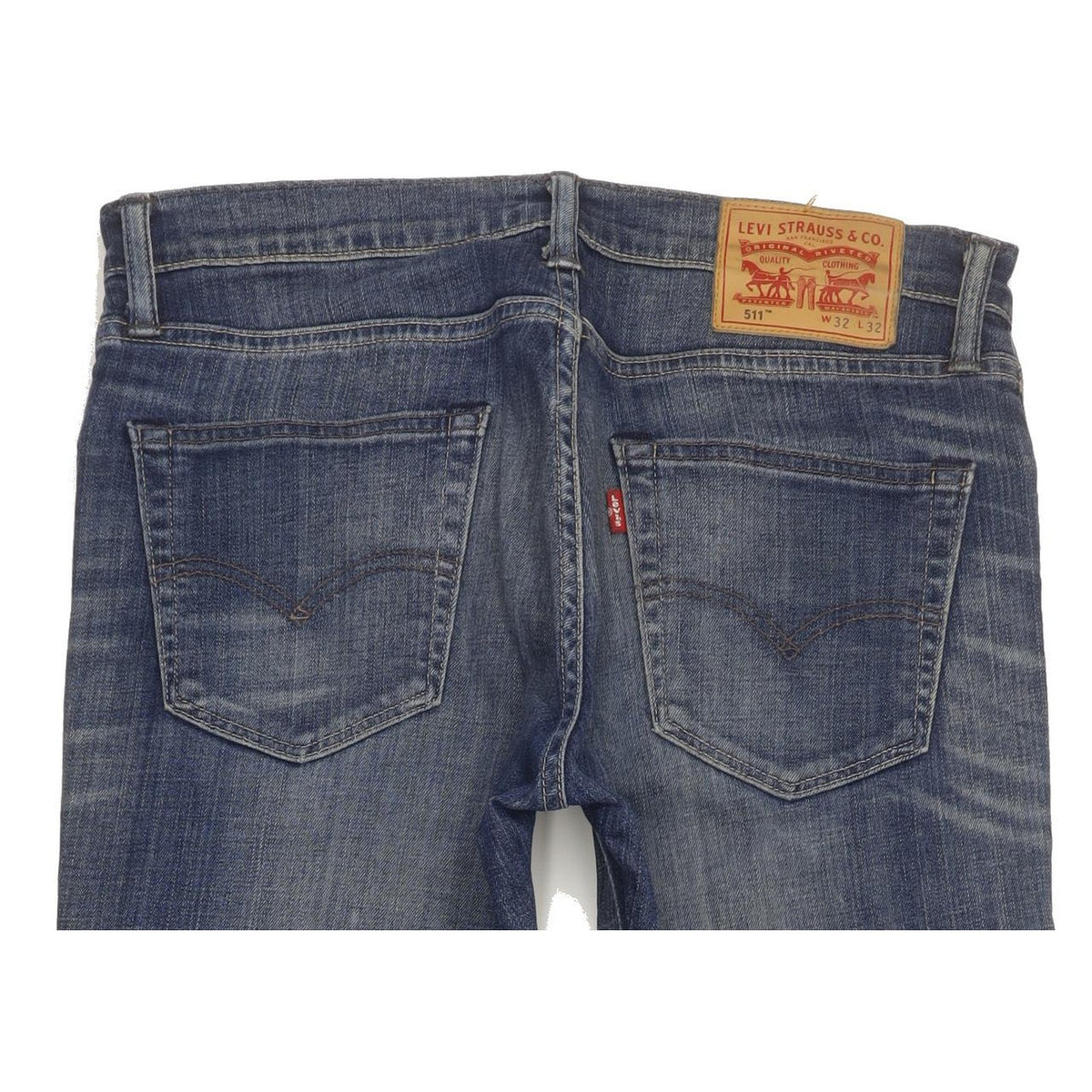 Levi's 511 Men Blue Straight Slim Stretch Jeans W32 L32