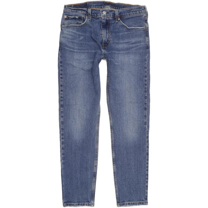 Levi's 512 Men Blue Tapered Slim Stretch Jeans W32 L28