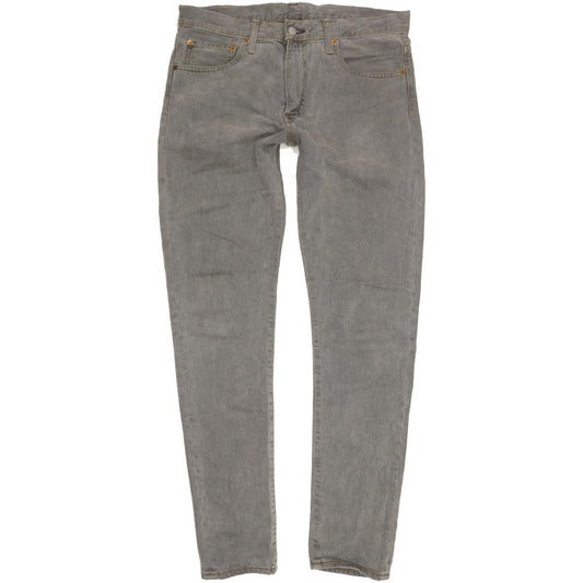 Levi's 520 Men Grey Tapered Slim Jeans W32 L33