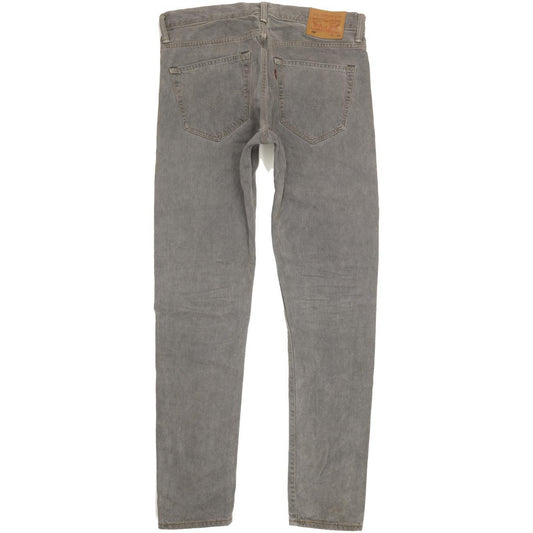 Levi's 520 Men Grey Tapered Slim Jeans W32 L33