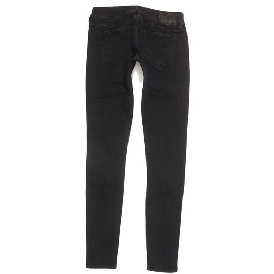 G-Star 3301 Deconst Low Women Black Skinny Slim Stretch Jeans W26 L31