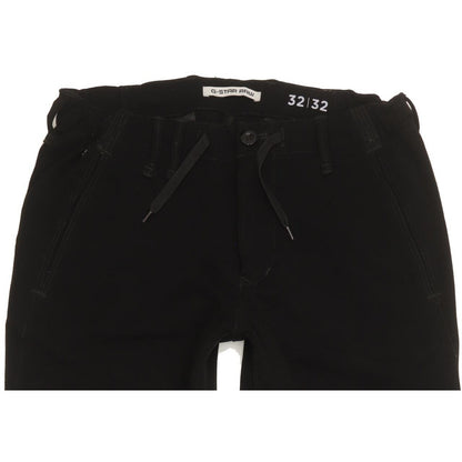 G-Star Vetar Trainer Men Black Straight Regular Chino Trousers W32 L30