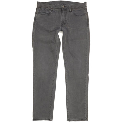 Levi's 511 Men Grey Straight Slim Stretch Jeans W34 L31