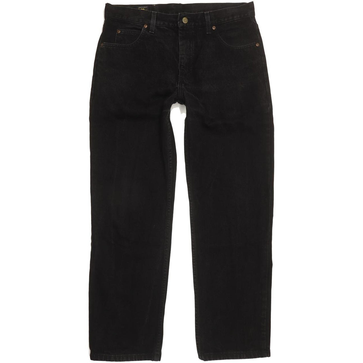 Lee Portland Men Black Straight Regular Jeans W36 L31