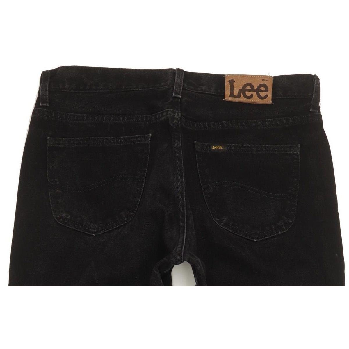 Lee Portland Men Black Straight Regular Jeans W36 L31