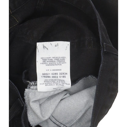 Levi's 521 Men Black Straight Regular Jeans W31 L32