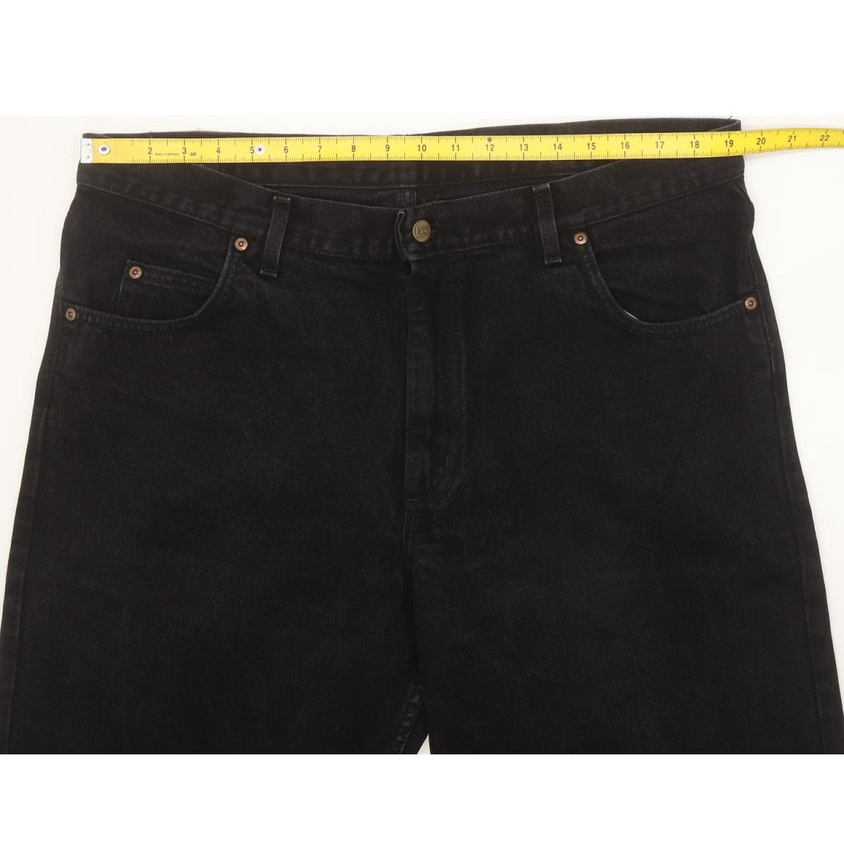 Lee Brooklyn Men Black Straight Regular Jeans W39 L34