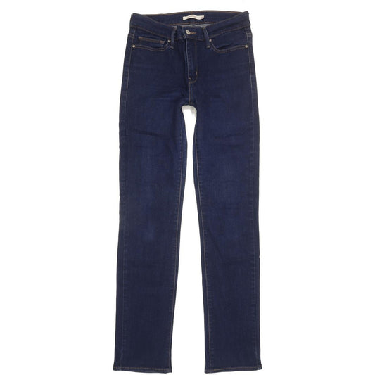 Levi's Slimming Women Blue Straight Slim Stretch Jeans W29 L31