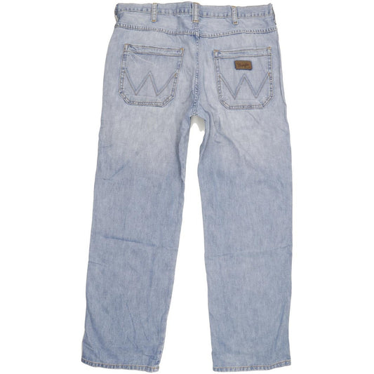 Wrangler Benton Men Blue Straight Regular Jeans W36 L30
