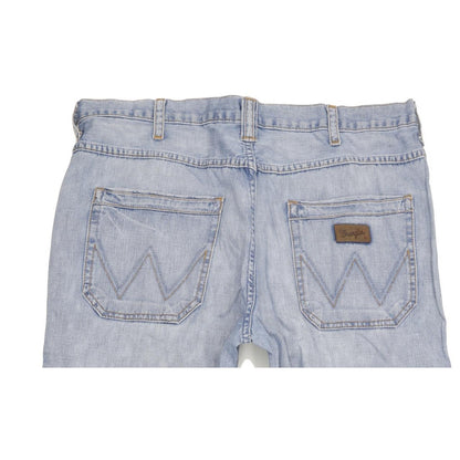 Wrangler Benton Men Blue Straight Regular Jeans W36 L30