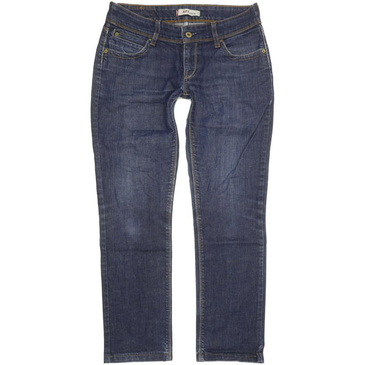 Levi's 571 Women Blue Straight Slim Stretch Jeans W31 L28