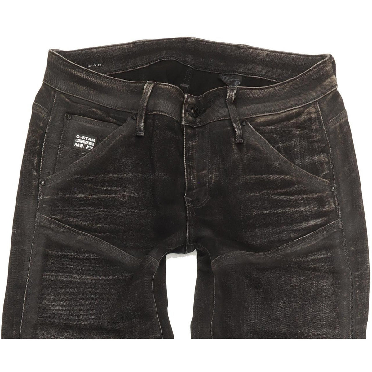 G-Star 5620 Mid Women Charcoal Skinny Slim Stretch Jeans W27 L32