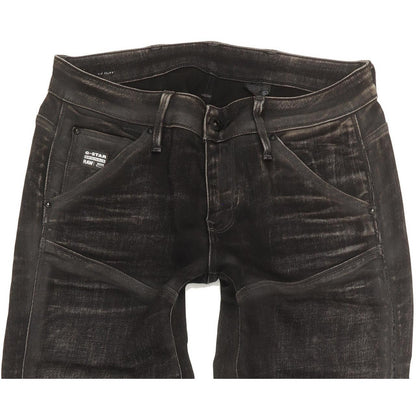 G-Star 5620 Mid Women Charcoal Skinny Slim Stretch Jeans W27 L32