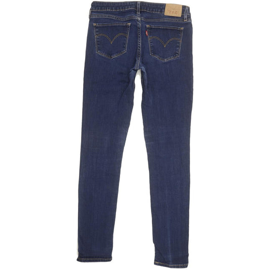 Levi's 711 Women Blue Skinny Slim Stretch Jeans W28 L29