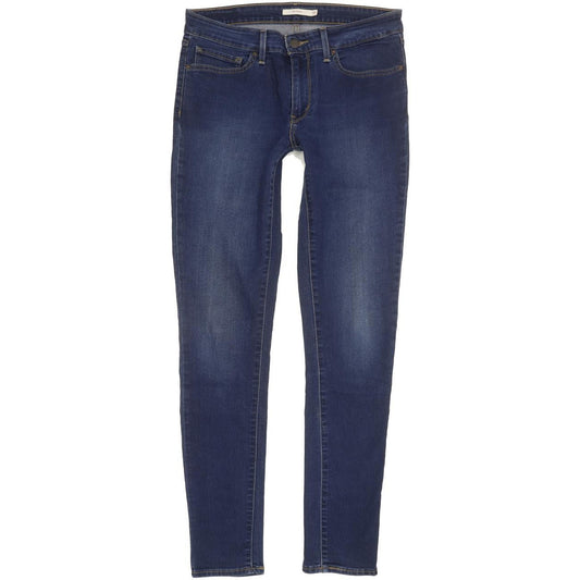 Levi's 711 Women Blue Skinny Slim Stretch Jeans W30 L31