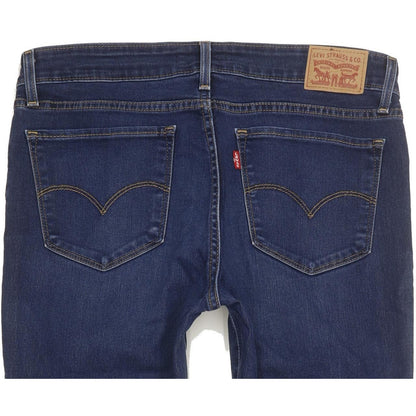 Levi's 711 Women Blue Skinny Slim Stretch Jeans W30 L31