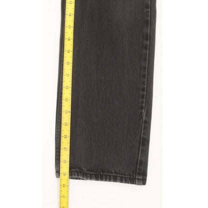 Levi's 504 Men Black Straight Regular Jeans W32 L29