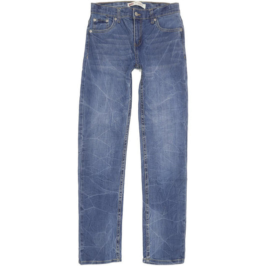 Levi's 502 Kids Blue Tapered Regular Stretch Jeans W26 L30