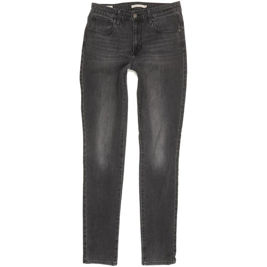 Levi's 721 Women Charcoal Skinny Slim Stretch Jeans W30 L31