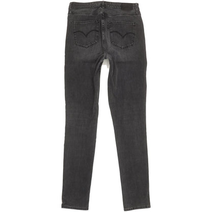 Levi's 721 Women Charcoal Skinny Slim Stretch Jeans W30 L31