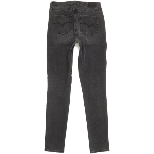 Levi's 721 Women Charcoal Skinny Slim Stretch Jeans W30 L31