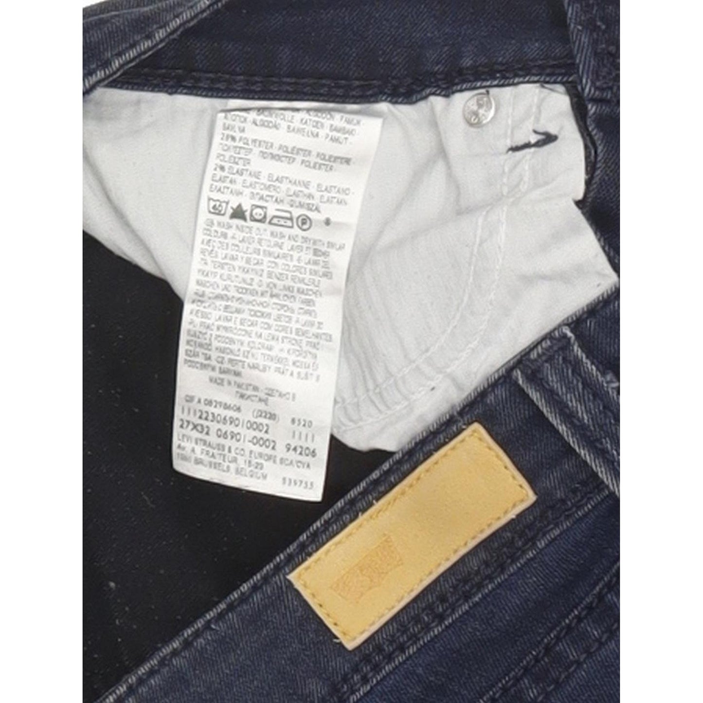 Levi's Women Blue Skinny Slim Stretch Jeans W27 L30