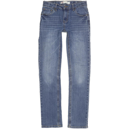 Levi's 511 Kids Blue Straight Slim Jeans W26 L29