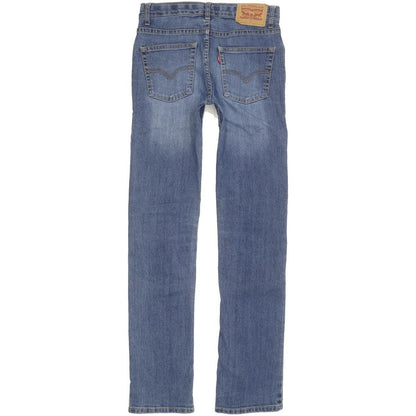 Levi's 511 Kids Blue Straight Slim Jeans W26 L29