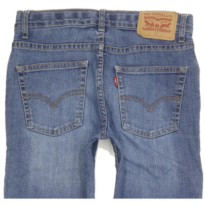 Levi's 511 Kids Blue Straight Slim Jeans W26 L29