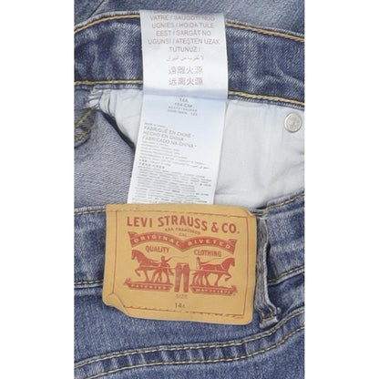 Levi's 511 Kids Blue Straight Slim Jeans W26 L29