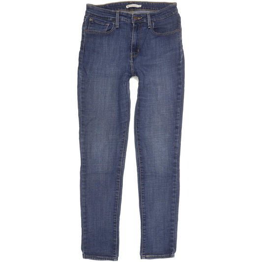 Levi's 721 Filiforme Women Blue Skinny Slim Stretch Jeans W30 L29