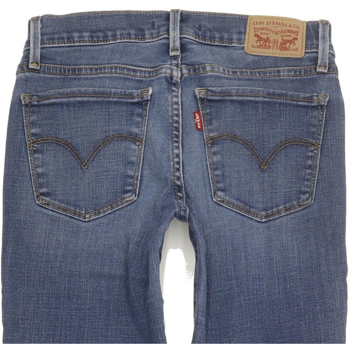 Levi's 710 Super Women Blue Skinny Slim Stretch Jeans W26 L30