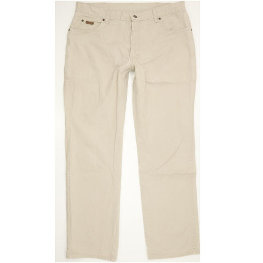 Wrangler Texas Men Beige Straight Regular Jeans W38 L32