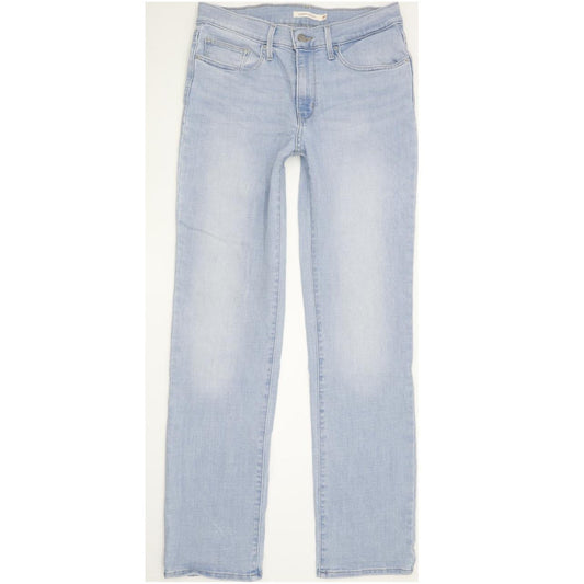 Levi's Slimming Women Blue Straight Slim Stretch Jeans W30 L31