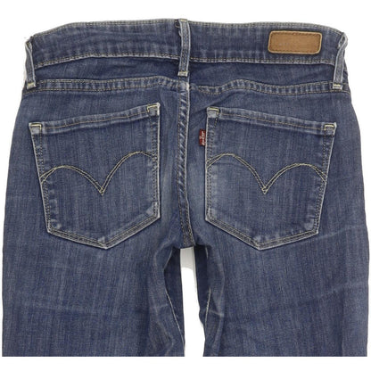 Levi's Demi Curve Women Blue Skinny Slim Stretch Jeans W25 L30