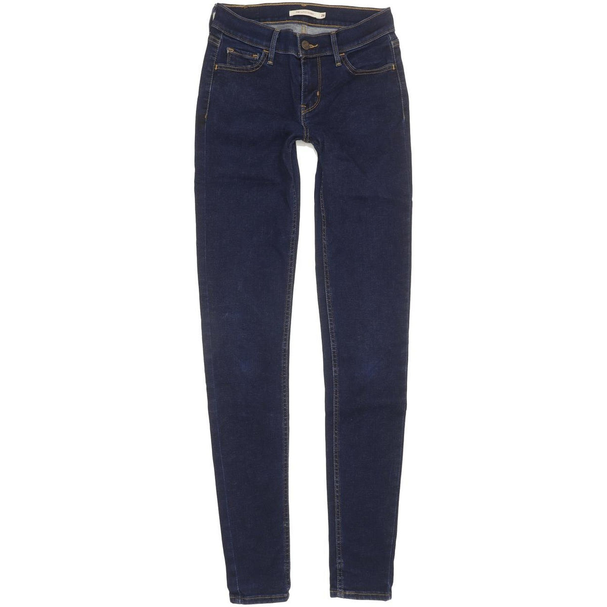 Levi's 710 Super Women Blue Skinny Slim Stretch Jeans W26 L32