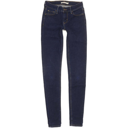 Levi's 710 Super Women Blue Skinny Slim Stretch Jeans W26 L32