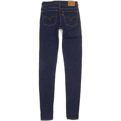 Levi's 710 Super Women Blue Skinny Slim Stretch Jeans W26 L32