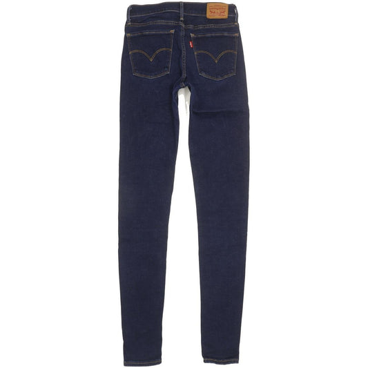 Levi's 710 Super Women Blue Skinny Slim Stretch Jeans W26 L32
