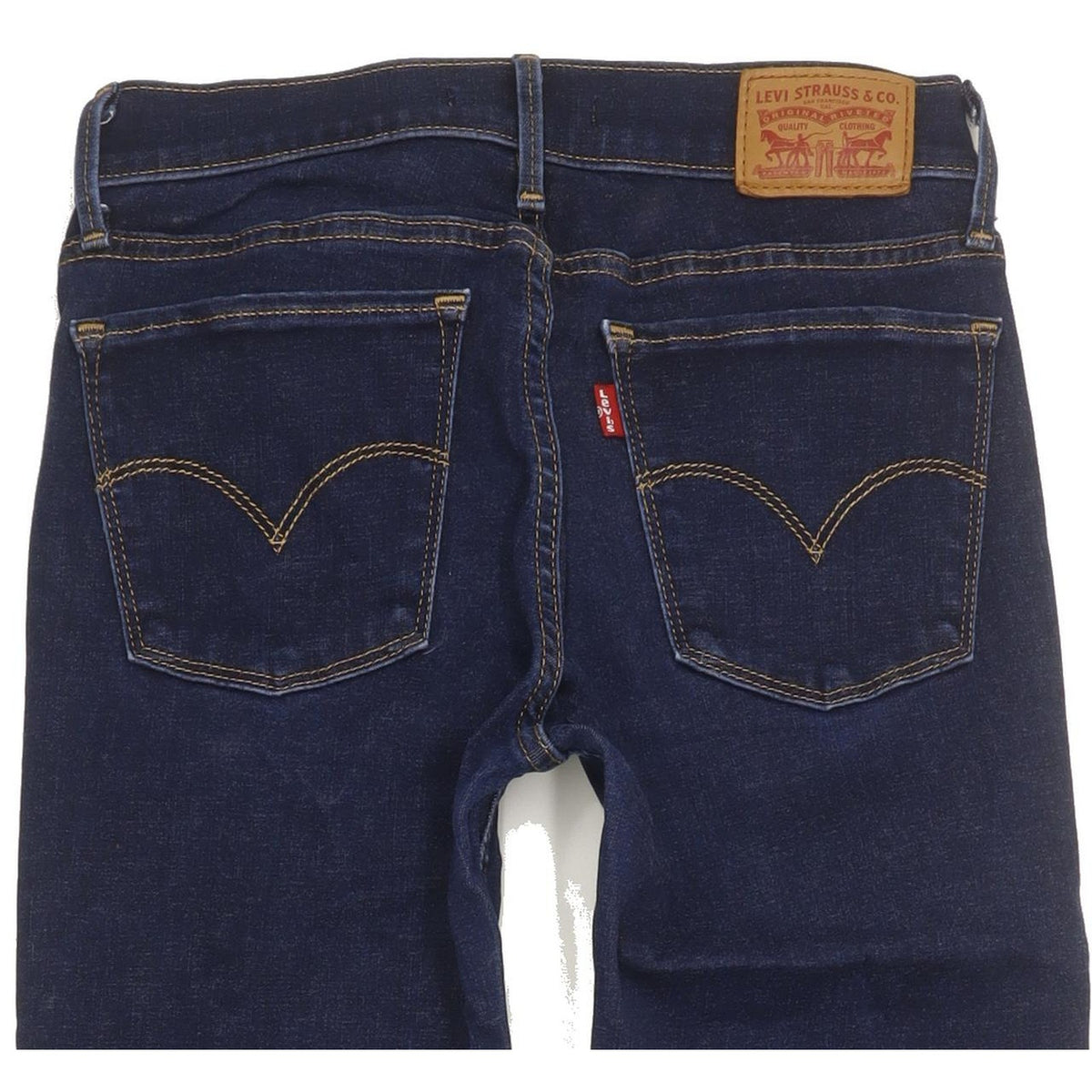 Levi's 710 Super Women Blue Skinny Slim Stretch Jeans W26 L32