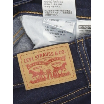 Levi's 711 Women Blue Skinny Slim Stretch Jeans W27 L27